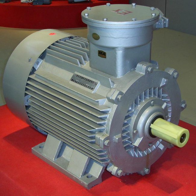 YE2-160L-6防爆电机45°角实拍